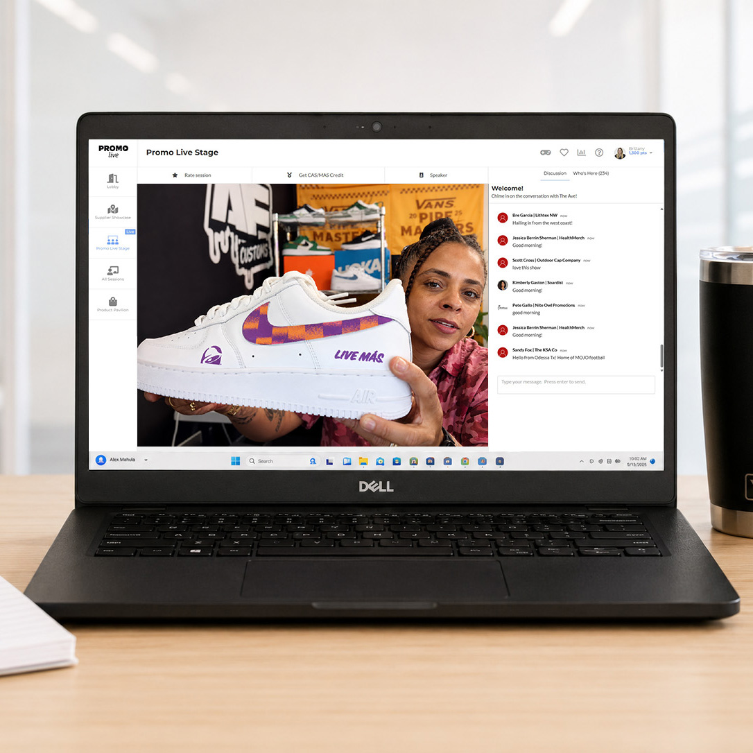 Promo Live on Laptop
