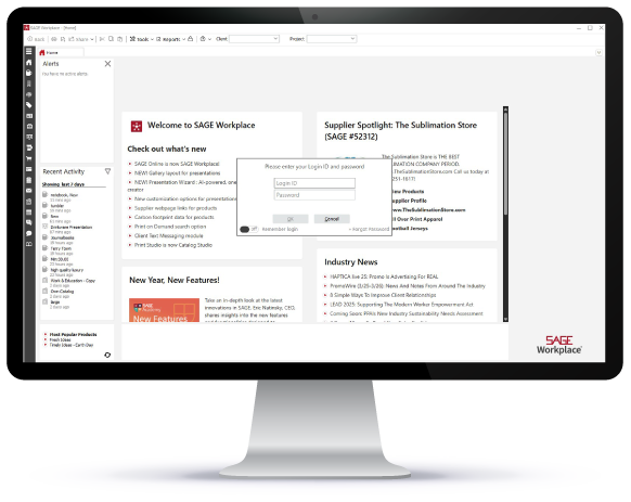 Log into SAGE Workplace