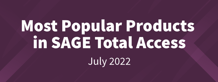 The Top 25 Most Popular Products in SAGE Total Access: July 2022