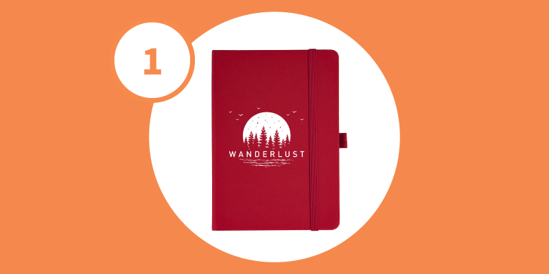 fruit paper notebook