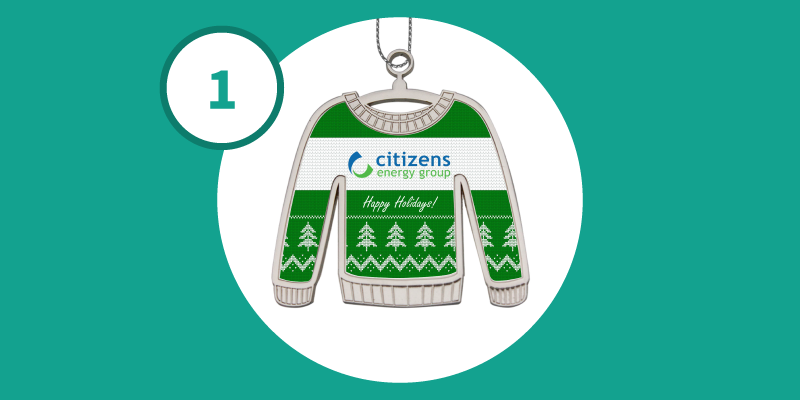 Ugly Sweater Christmas Holiday Ornament