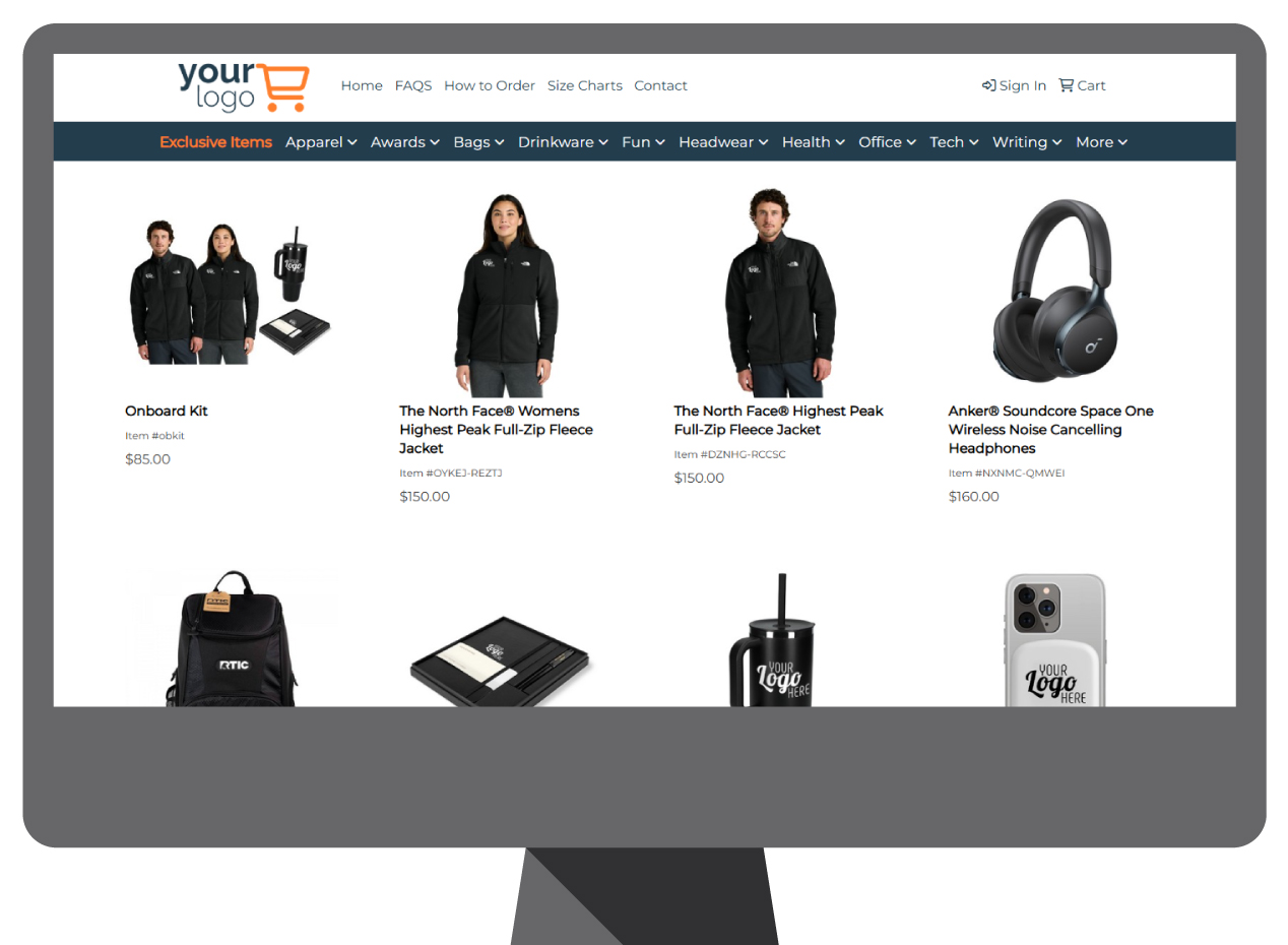 Pop Up Store Products