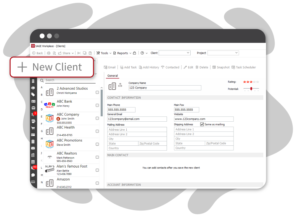 Import Clients into CRM