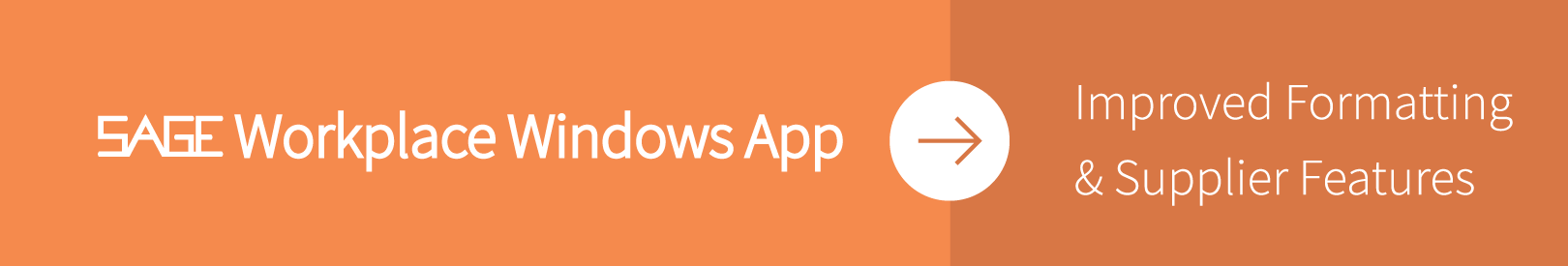 SAGE Workplace Windows App