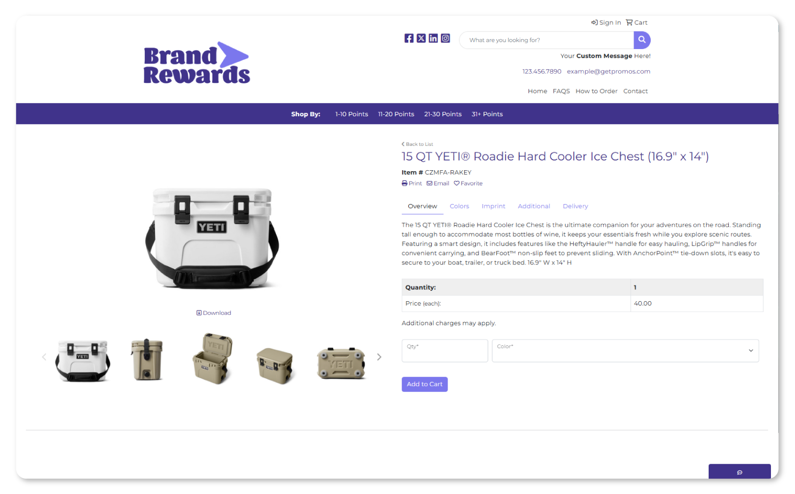 Employee Rewards Store